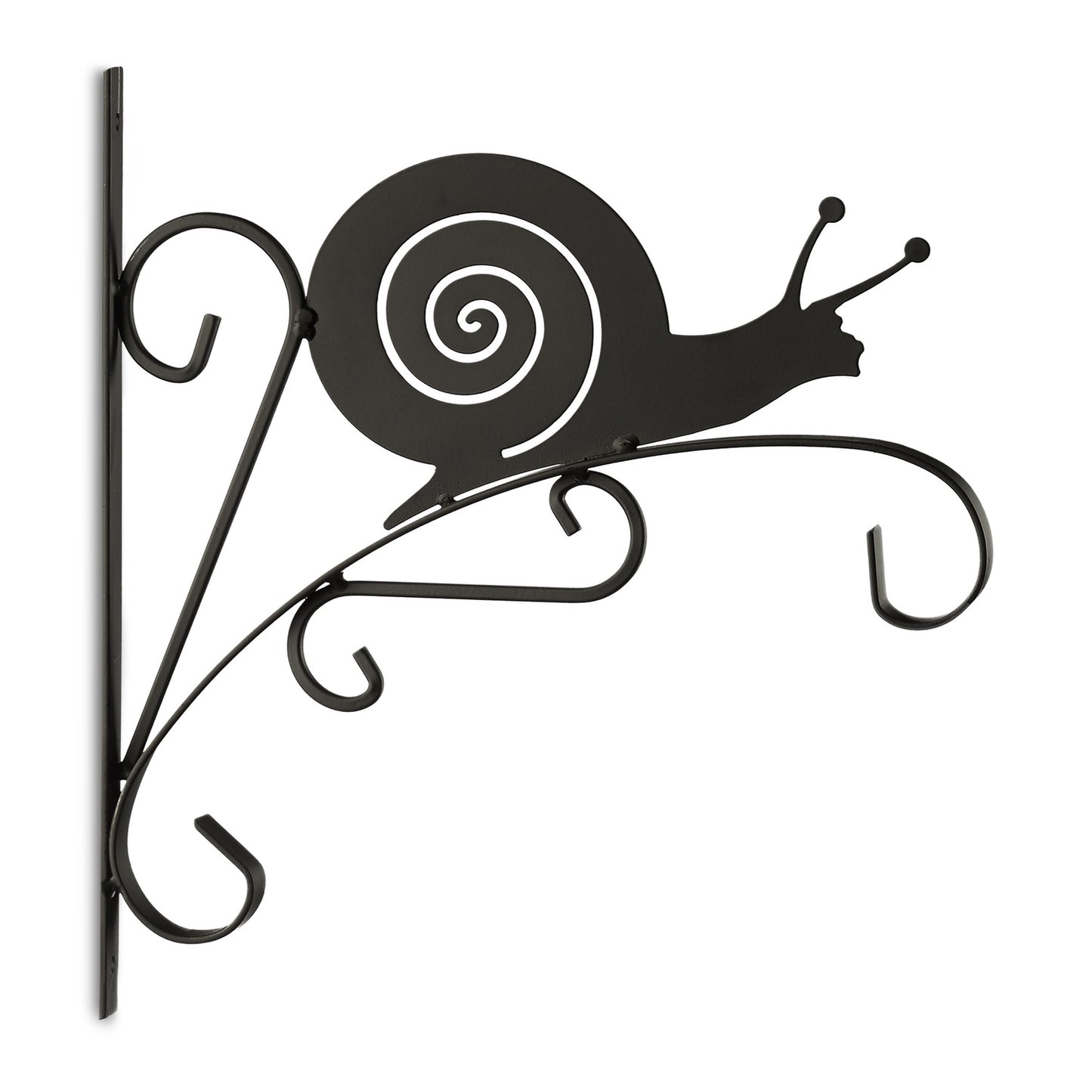 Set of 2 Hanging Basket Brackets Snail