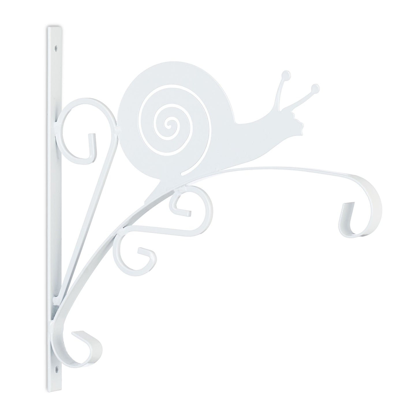 Set of 2 Hanging Basket Brackets Snail