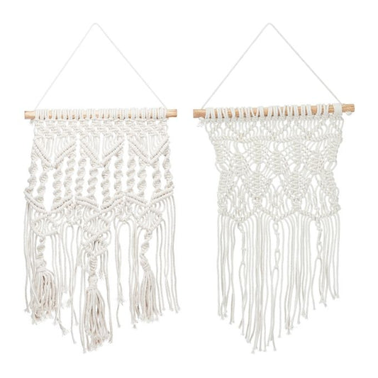 Set of 2 Macramé Wall Hangings