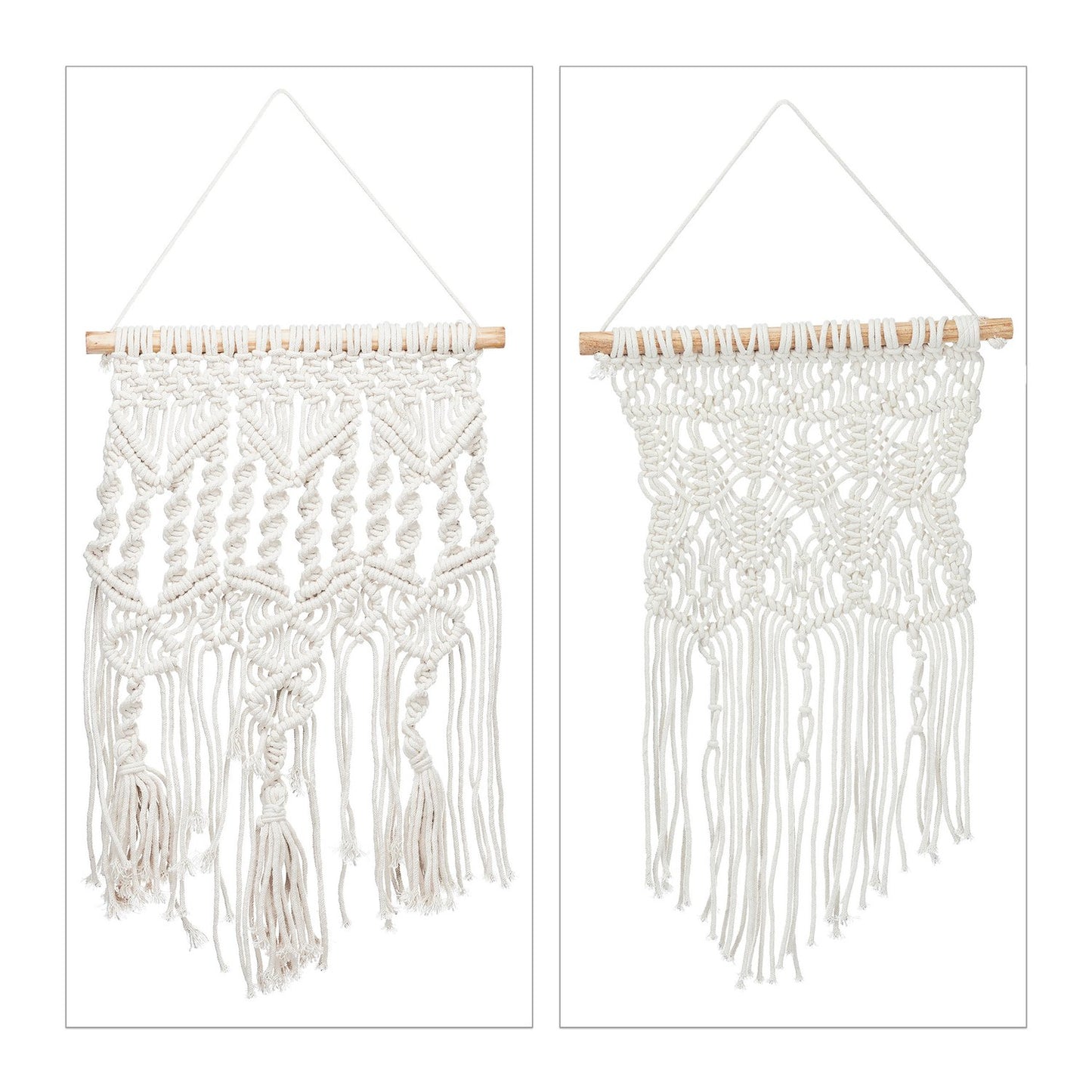 Set of 2 Macramé Wall Hangings
