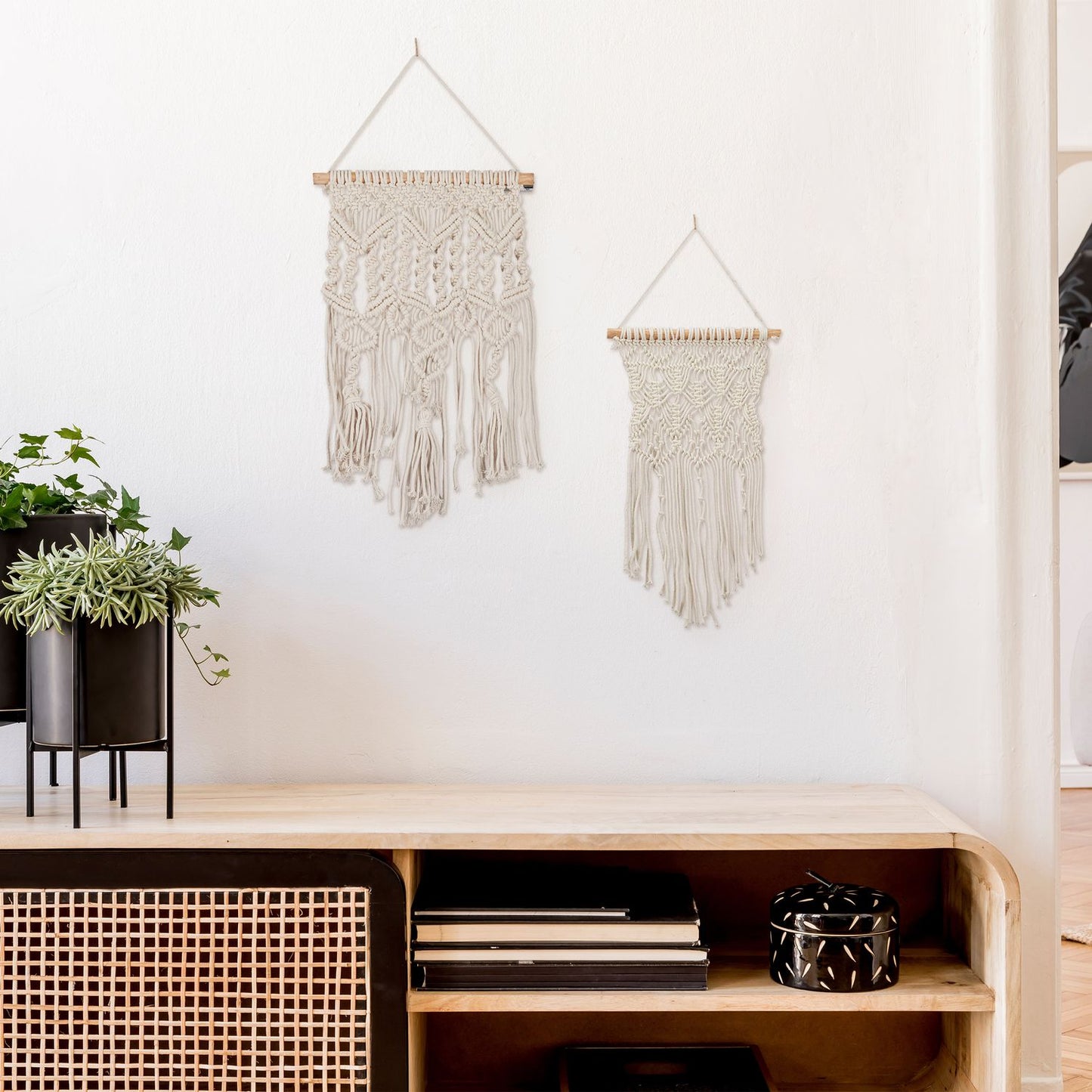 Set of 2 Macramé Wall Hangings