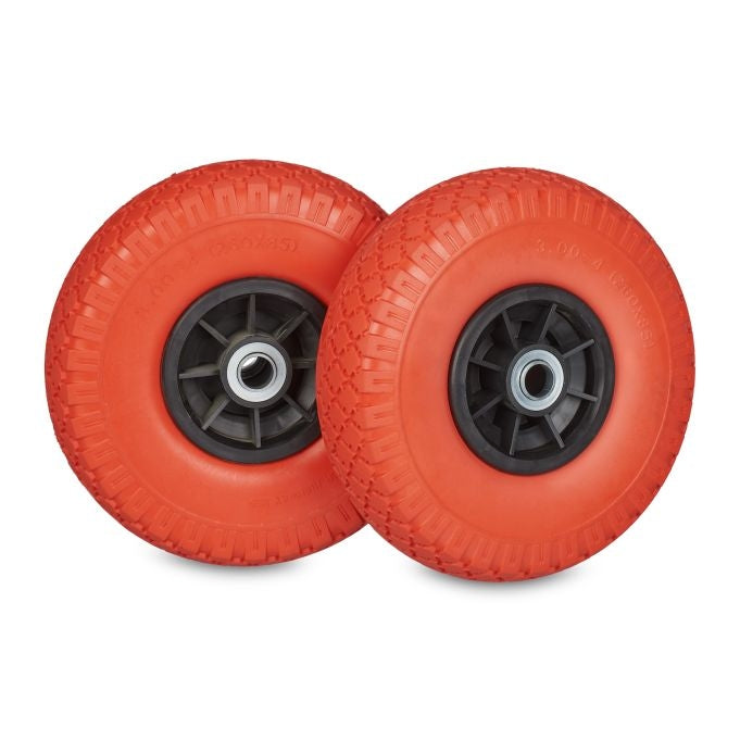 Set of 2 PU Hand Truck Tires 3.00-4
