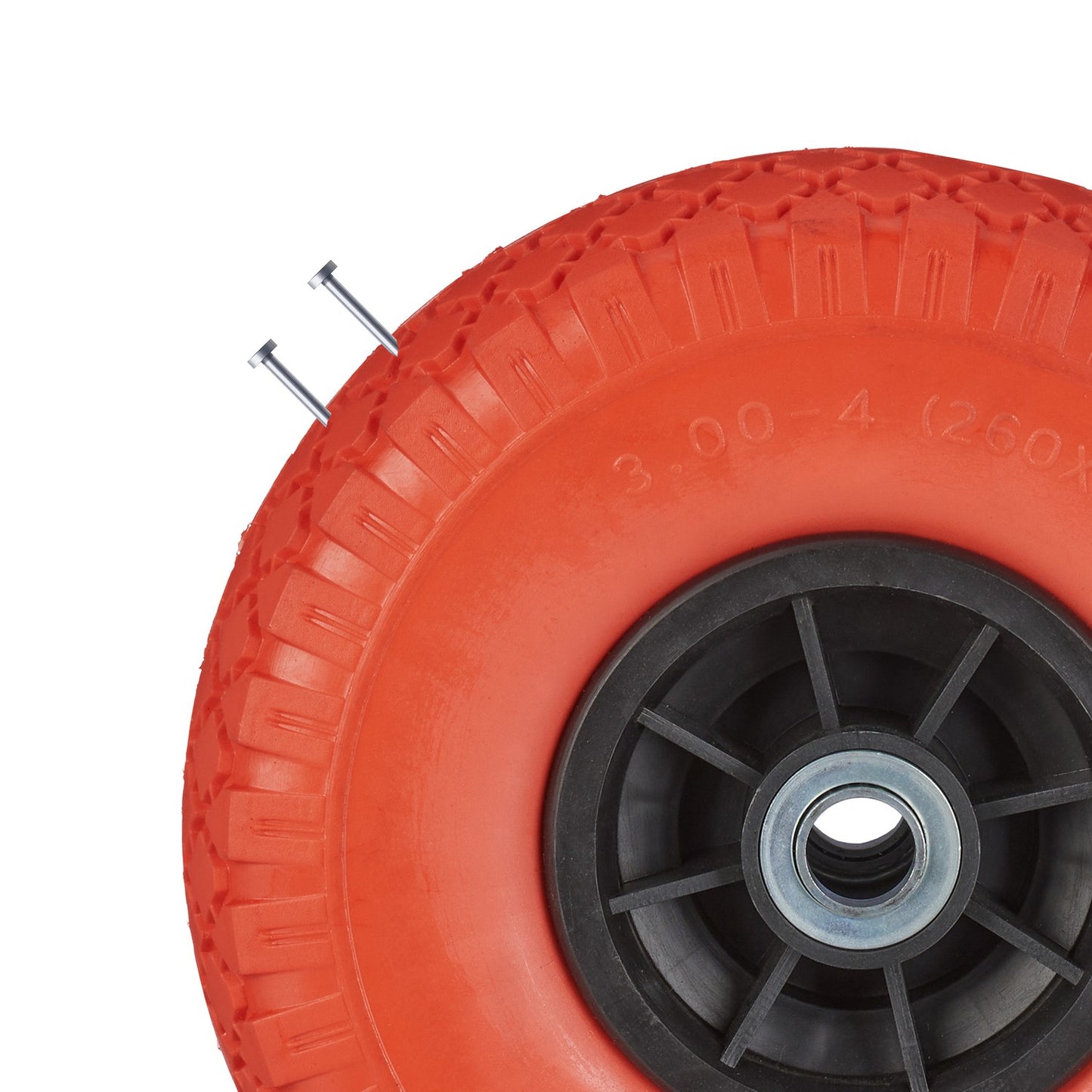 Set of 2 PU Hand Truck Tires 3.00-4