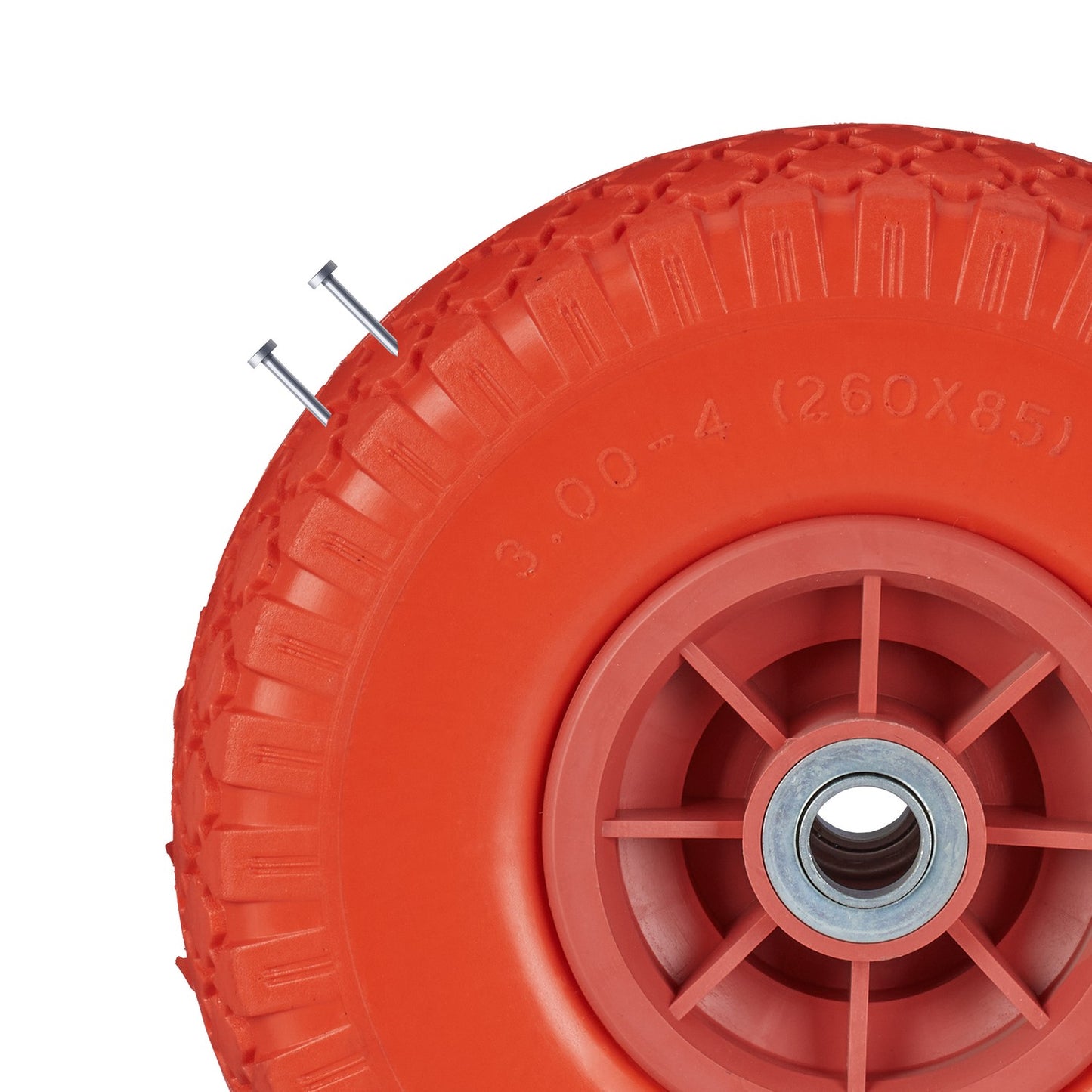 Set of 2 PU Hand Truck Tires 3.00-4