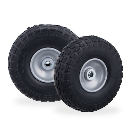 Set of 2 PU wheelbarrow tires