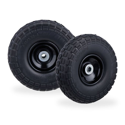 Set of 2 PU Wheelbarrow Tyres