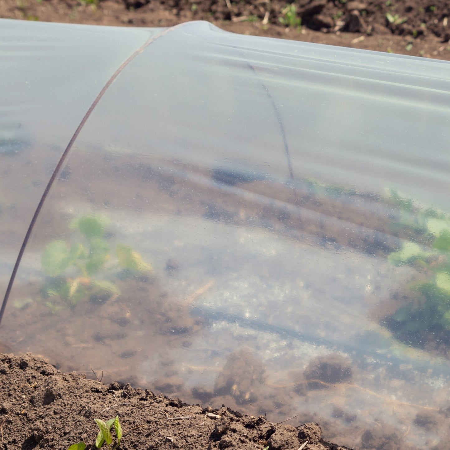 Set of 2 PVC Grow Tunnels 3.7 m