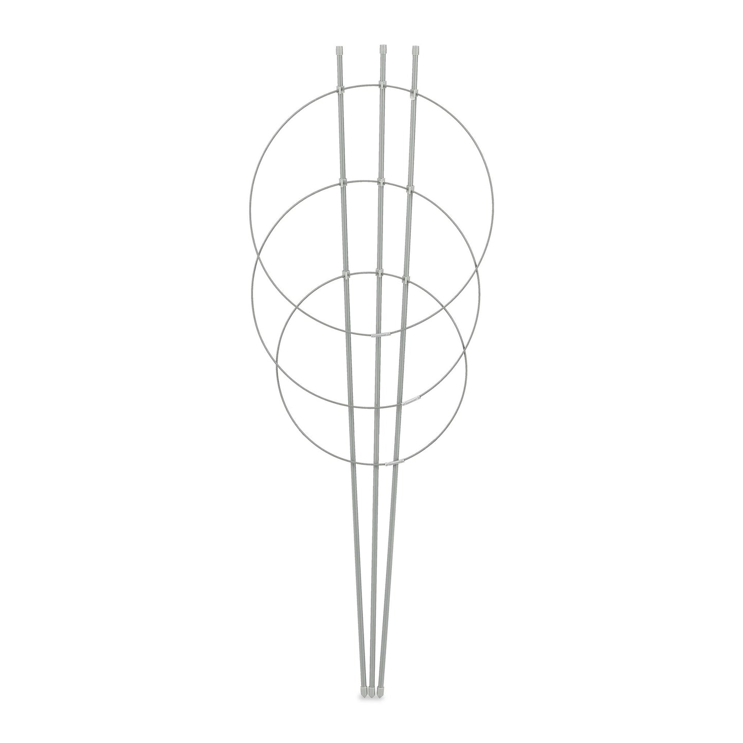 Set of 2 Round Grey Trellises, 76 cm
