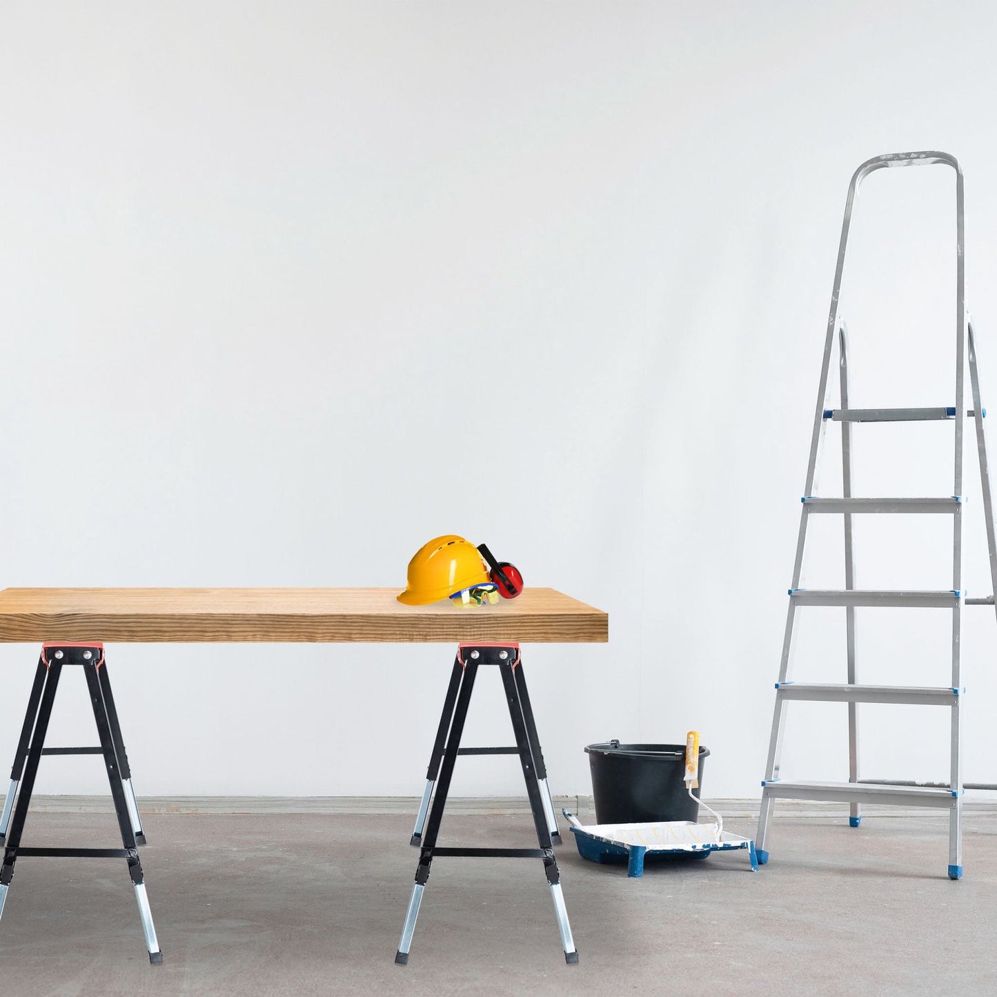 Set of 2 Sawhorses with 12 Heights