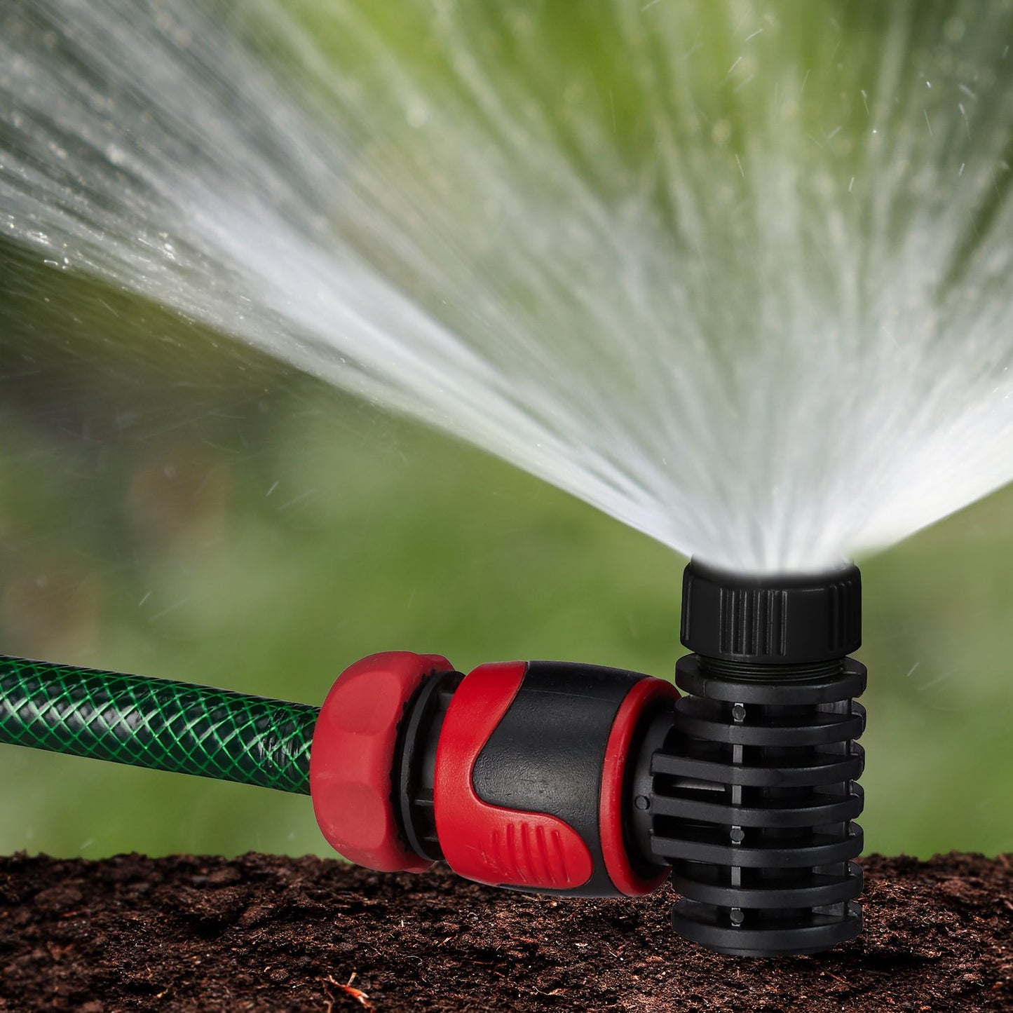 Set of 2 Spike Sprinklers in Black