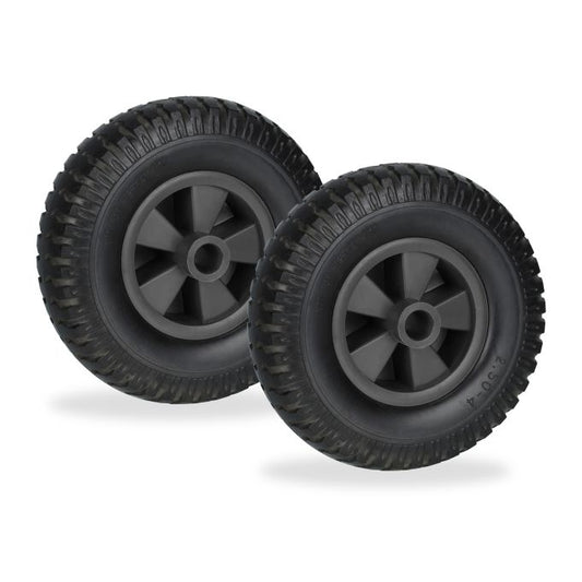 Set of 2 Wheelbarrow Wheels 2.50-4