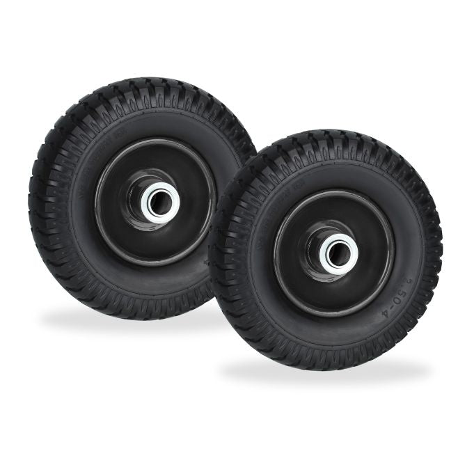 Set of 2 Wheelbarrow Wheels 2.50-4