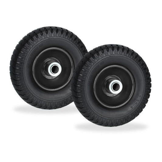 Set of 2 Wheelbarrow Wheels 2.50-4