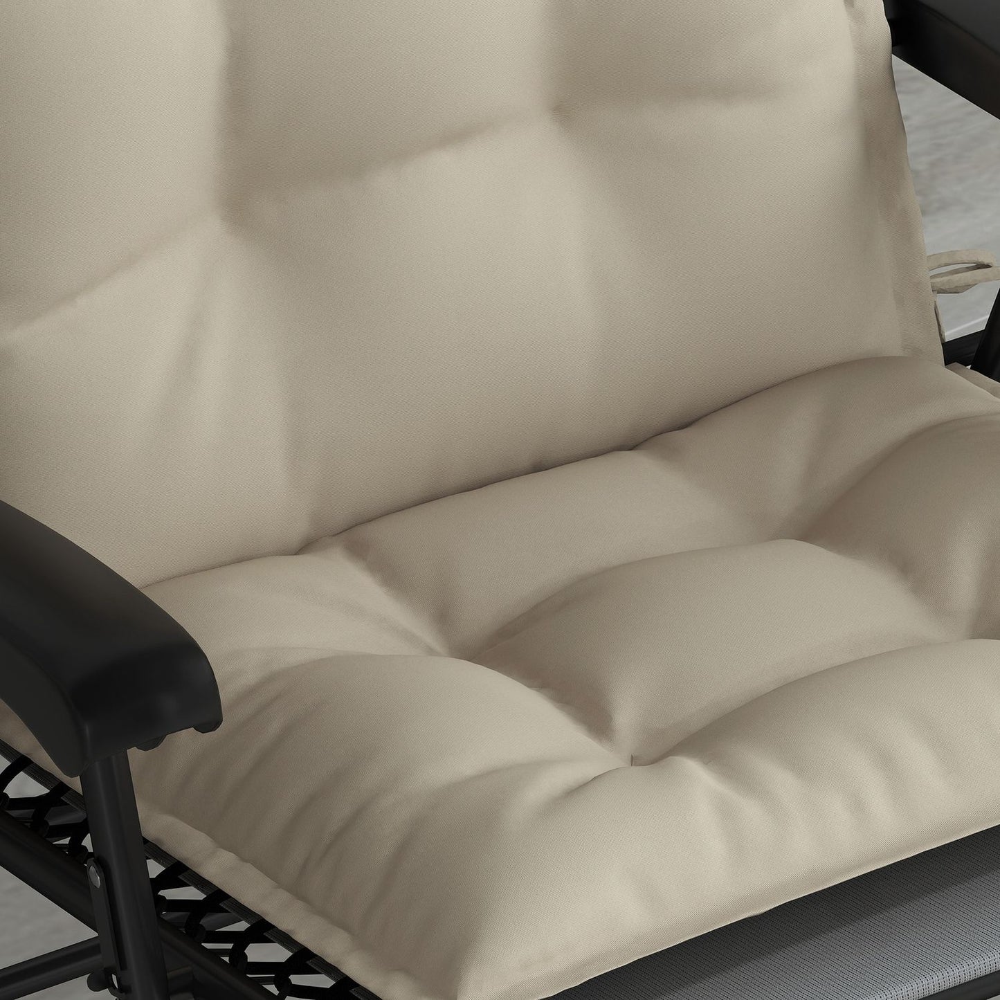 Water-repellent cushions for garden chairs, set of 2