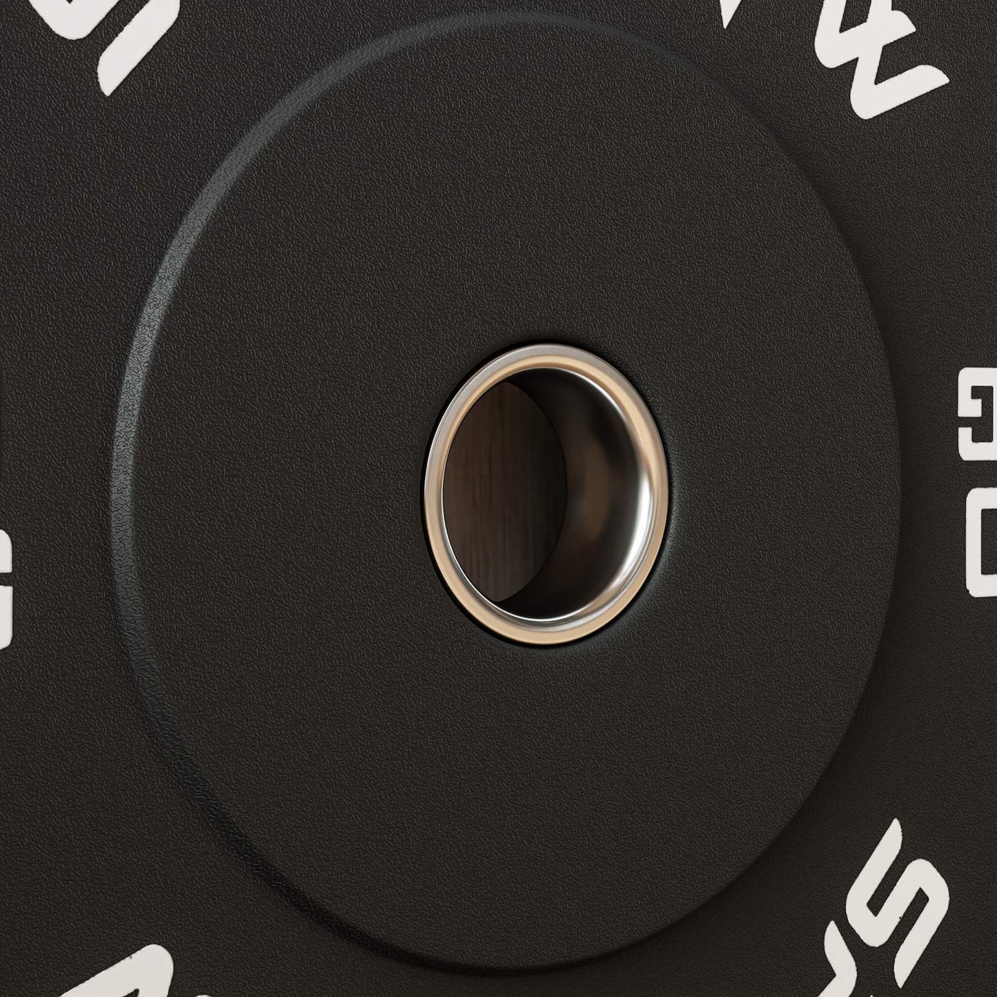 Dumbbell Weight Plates Set, 2x10kg, Ø 50mm, Black