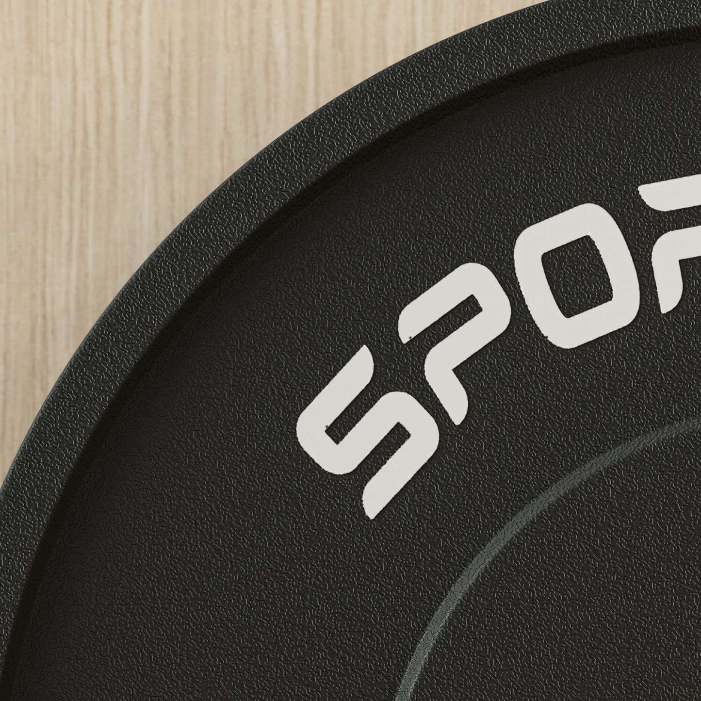 A pair of 20kg dumbbell weights, black, 50mm hole