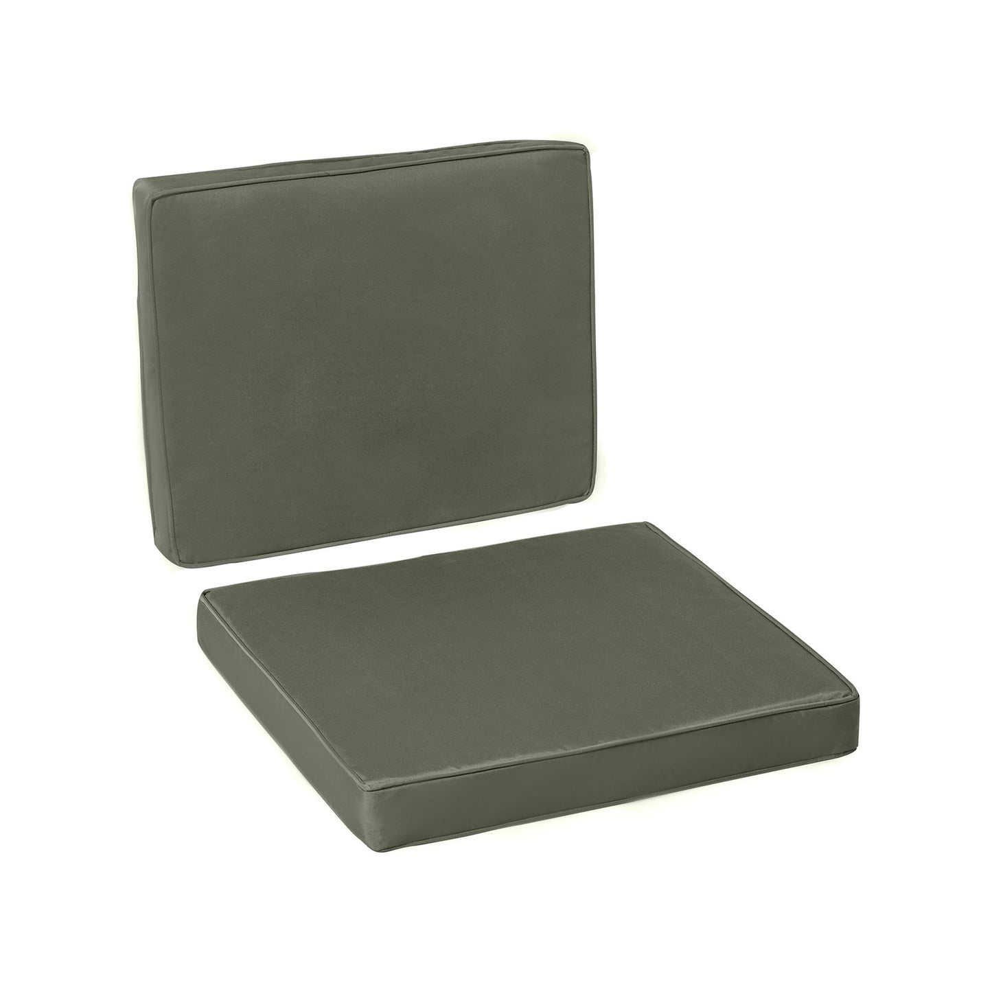 Dark gray chair cushions, washable, 7cm thick, 56x52cm