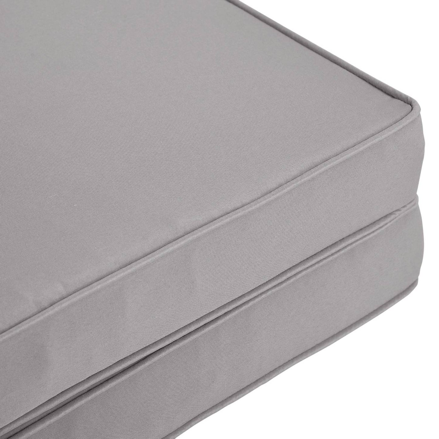 Light gray washable seat cushions, 56x52 cm, set of 2