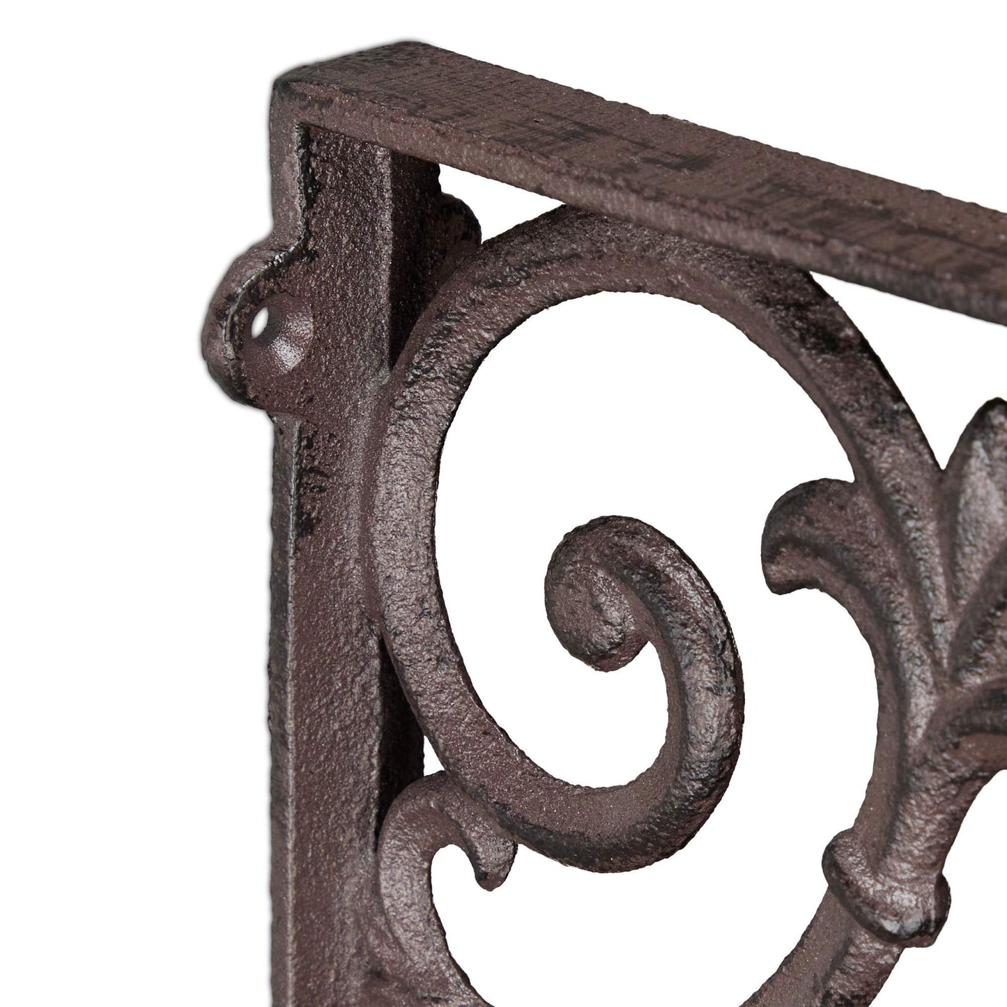 Set of 2 shelf brackets in vintage look