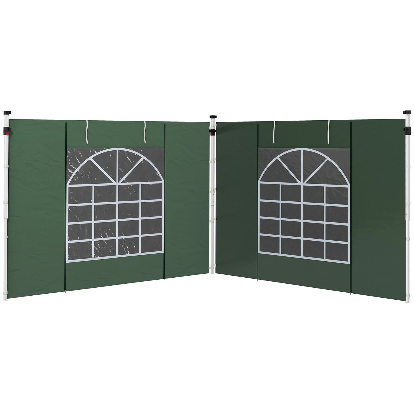 Pavilion side panels 3x3/3x6m, Waterproof, Green