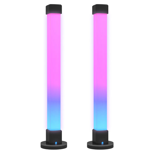 Smart table lamps, set of 2 - remote control, color modes, timer