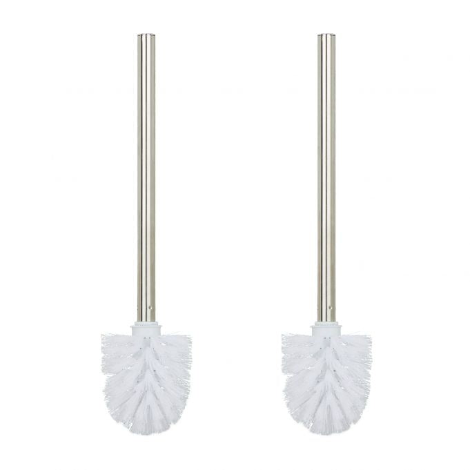 Set of 2 toilet brushes white