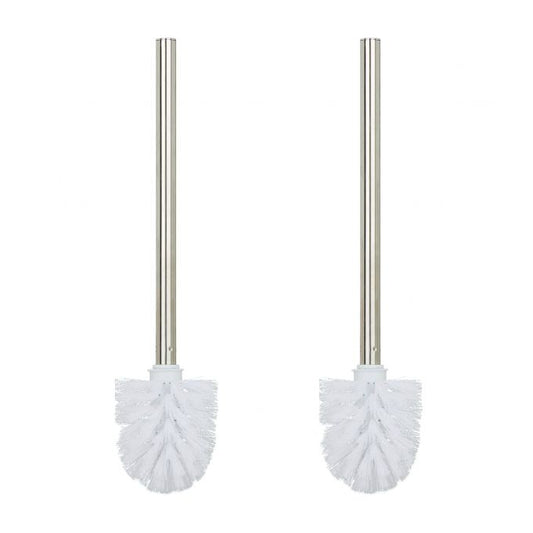Set of 2 toilet brushes white