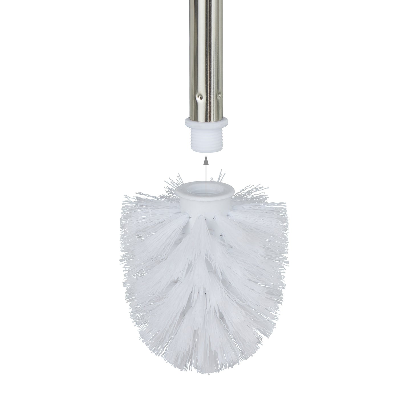 Set of 2 toilet brushes white