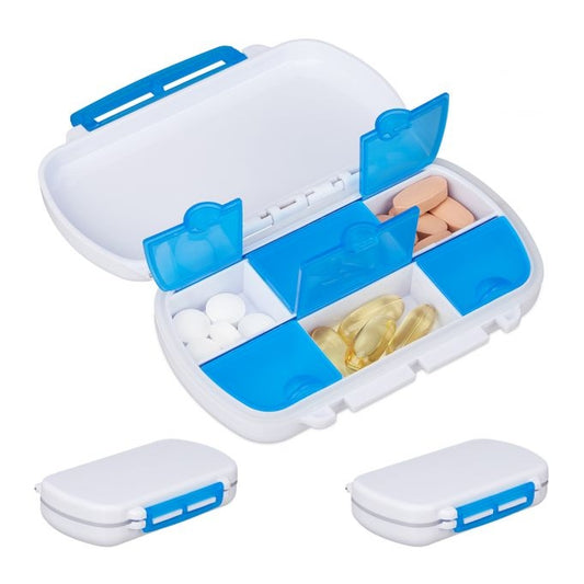 Set of 3 Pocket Pill Boxes