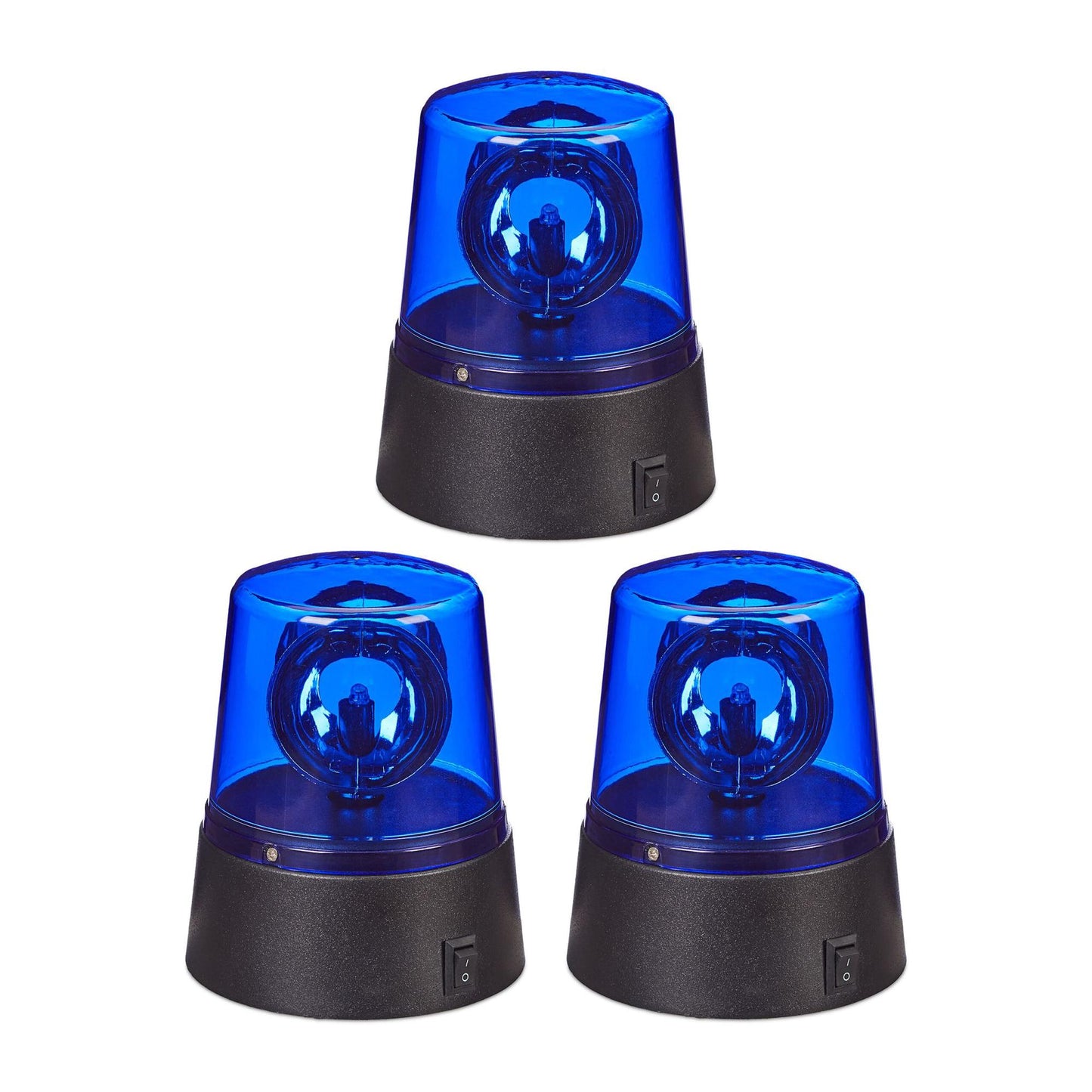 Set of 3 blue LED lights