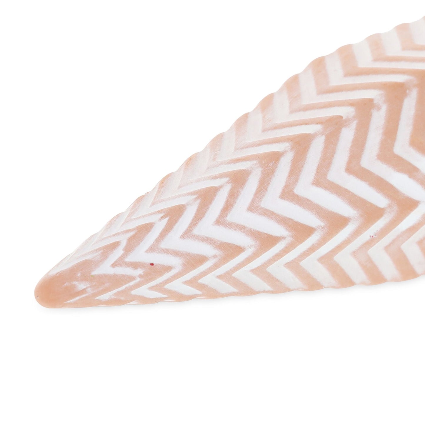 Set of 4 Clay Watering Spikes Zig-Zag