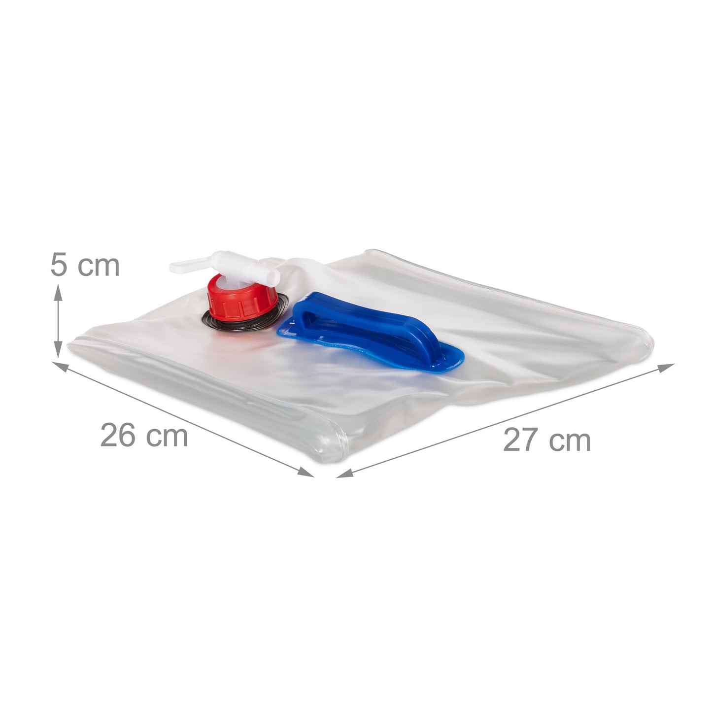 Set of 4 Folding Water Canisters 20 L