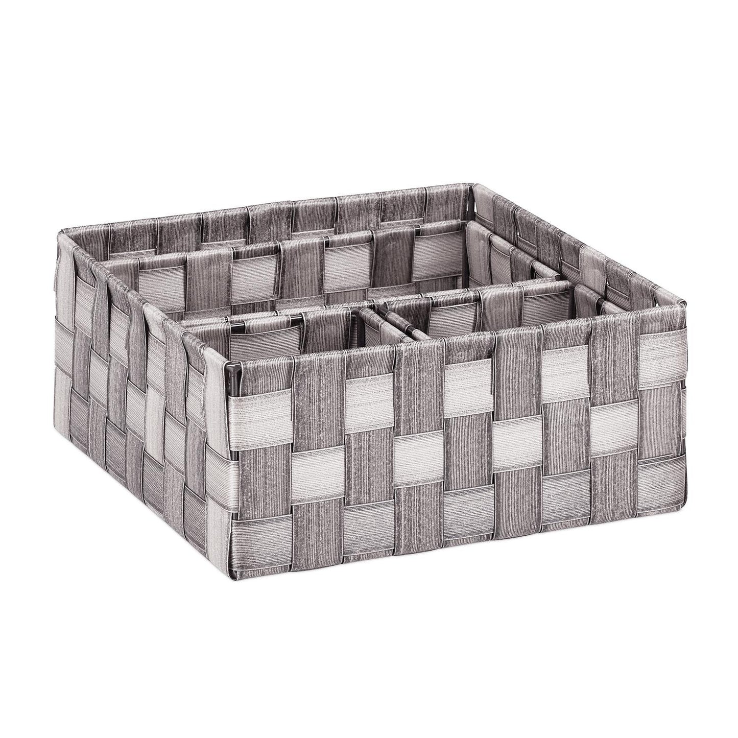 Set of 4 Plastic Storage Baskets
