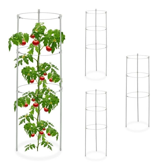Set of 4 Round Tomato Support, 60 cm