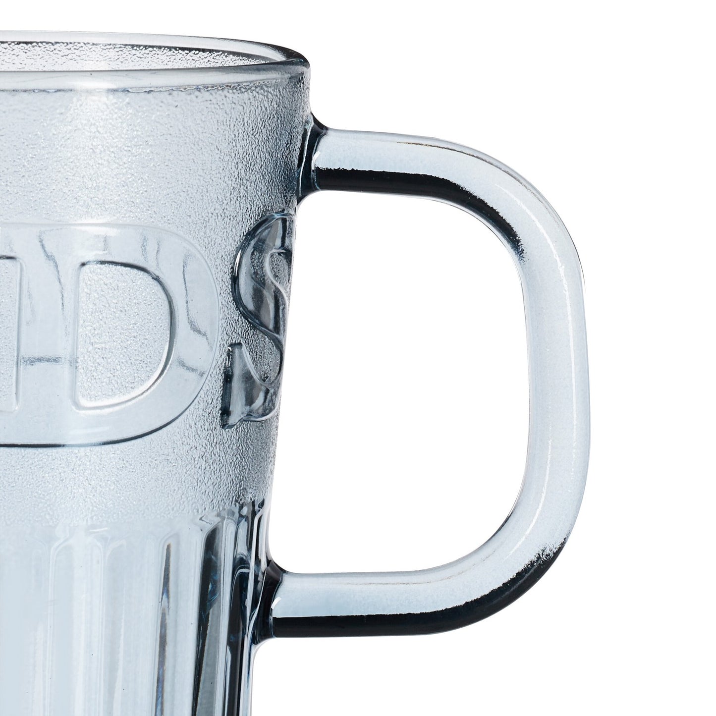 Set of 4 drinking glasses with handles