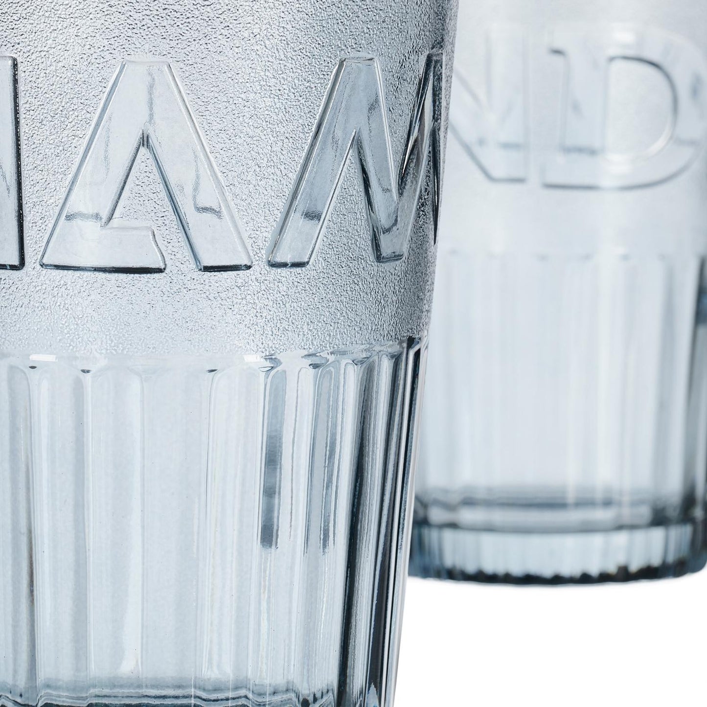 Set of 4 drinking glasses with handles