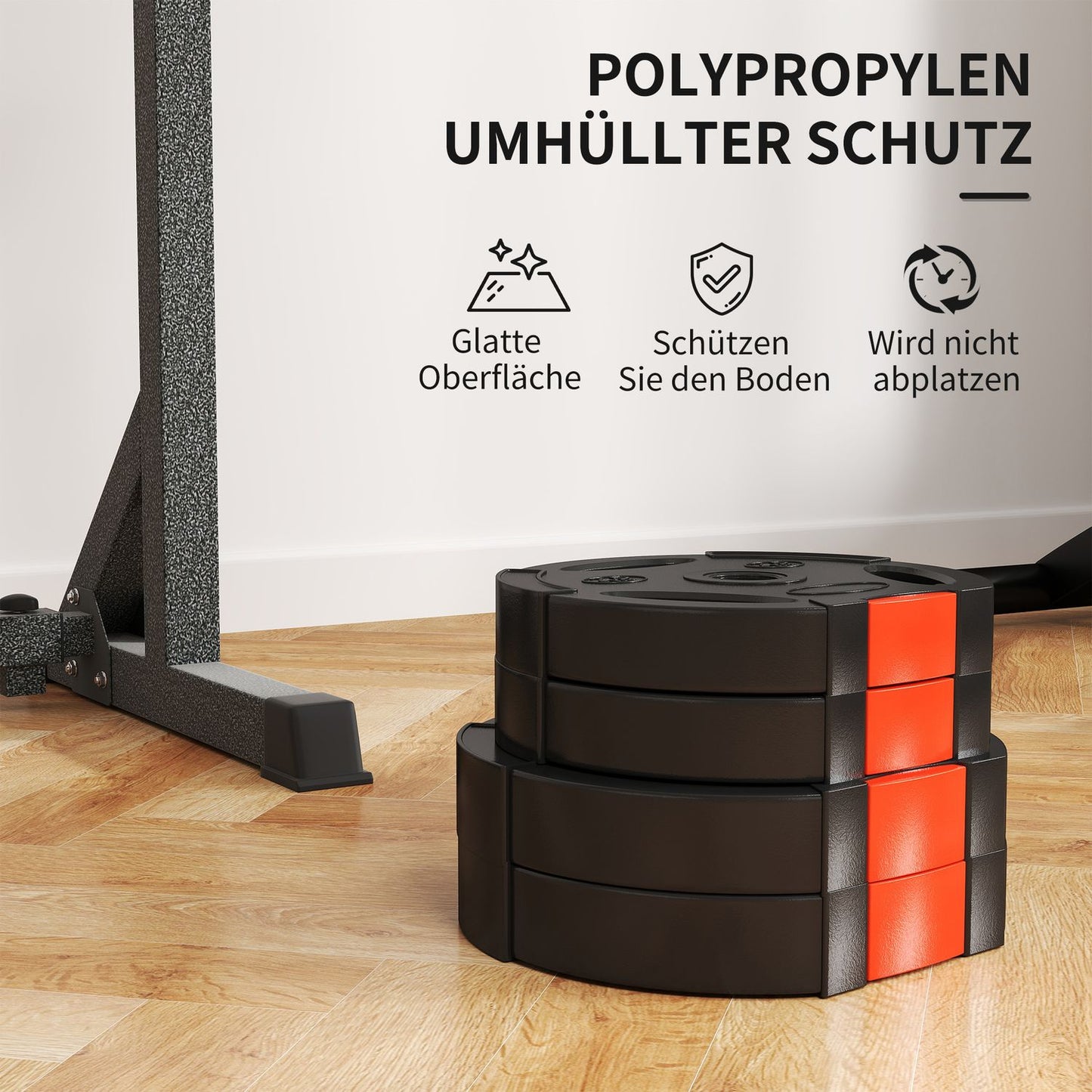 Dumbbell Weight Set, 2 x 2.5kg/5kg, 2.5cm Bar compatible