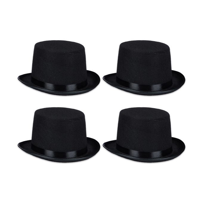 Set of 4 top hats