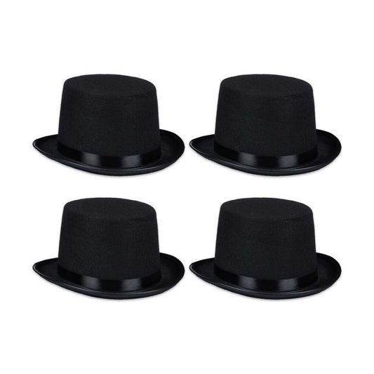 Set of 4 top hats