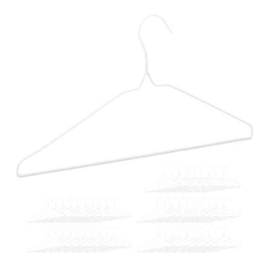 Set of 50 Wire Coat Hangers