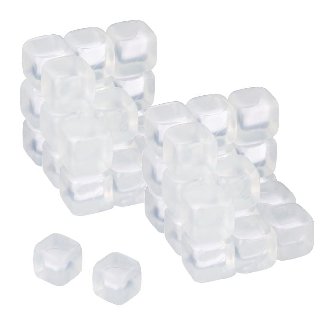 Set of 50 reusable ice cubes