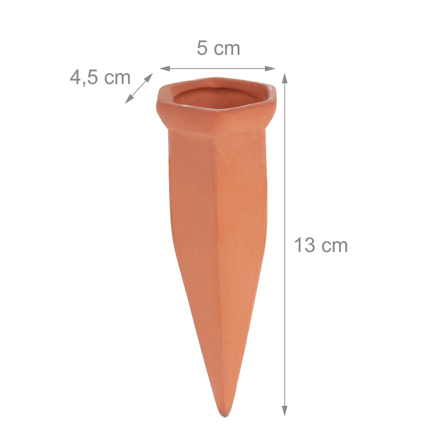 Set of 6 Clay Watering Spikes