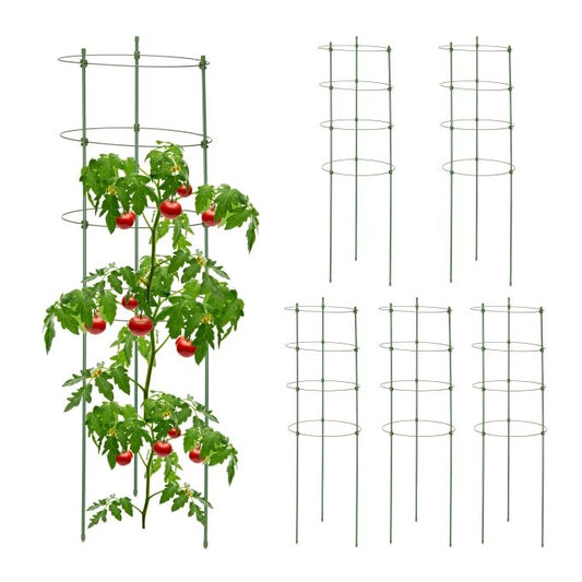 Set of 6 Plant Supports 90 cm