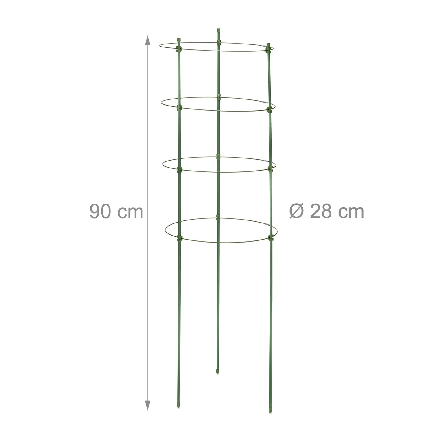 Set of 6 Plant Supports 90 cm