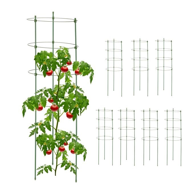 Set of 8 Plant Supports 90 cm