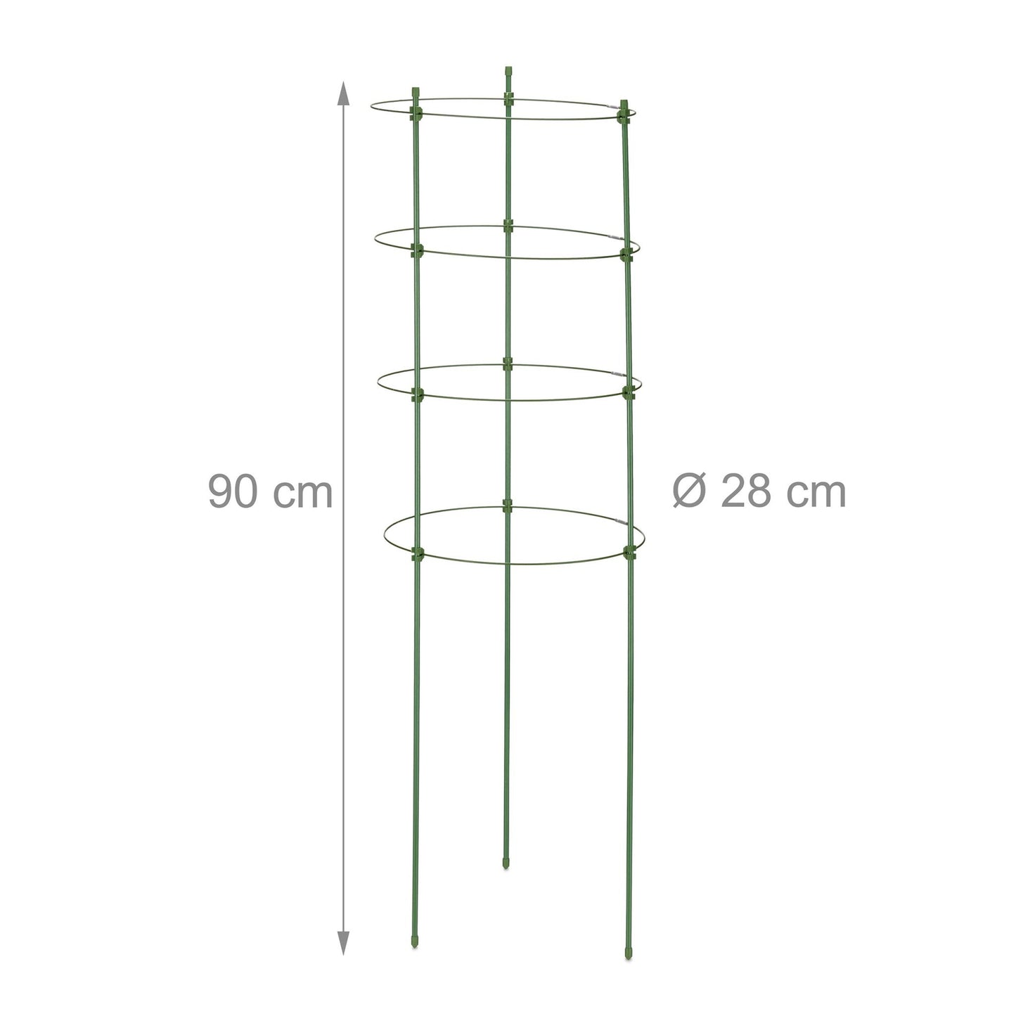 Set of 8 Plant Supports 90 cm