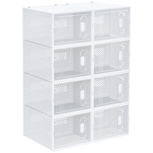 Shoe box set with magnetic doors, fits up to size 45