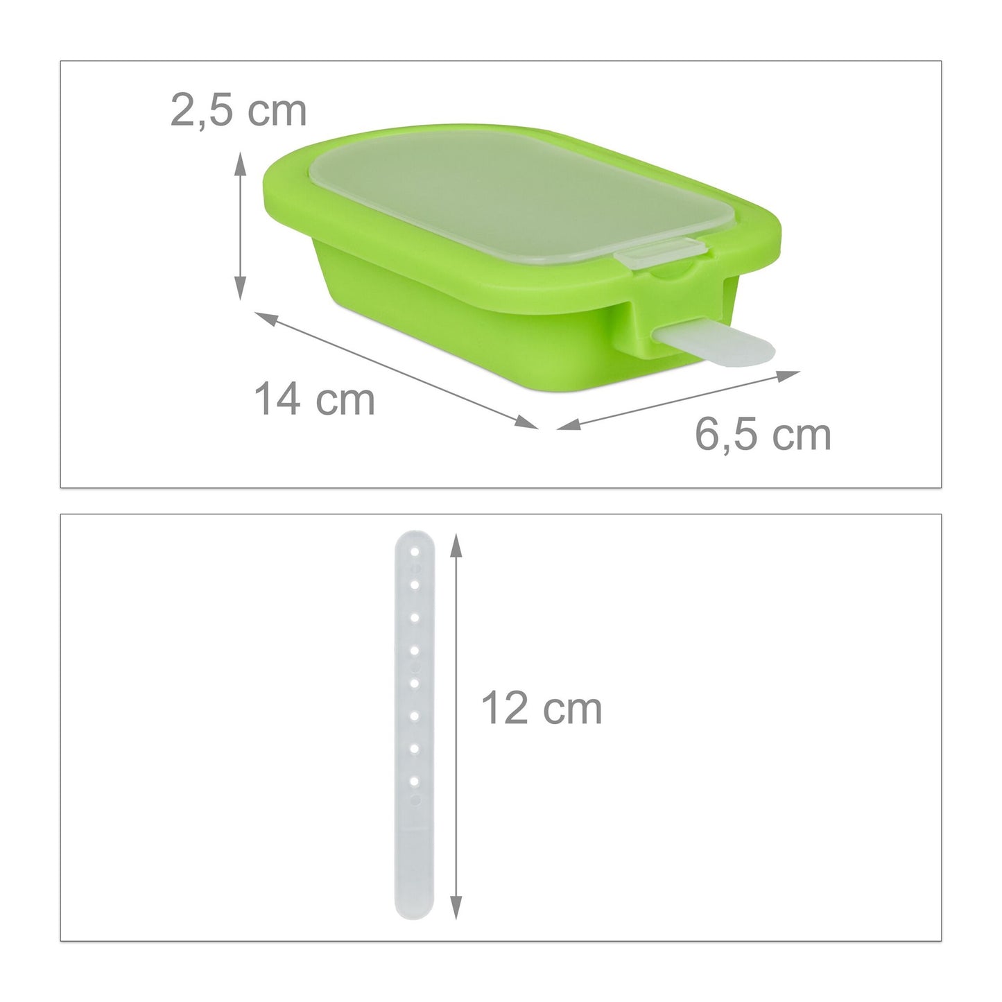 Set of 8 silicone ice molds