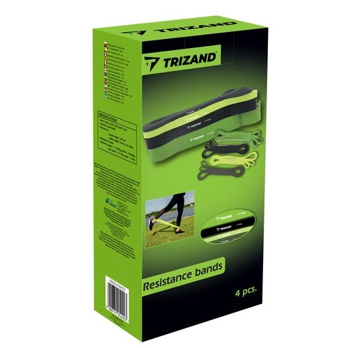 Set of exercise bands - 4 pcs. Trizand 24305