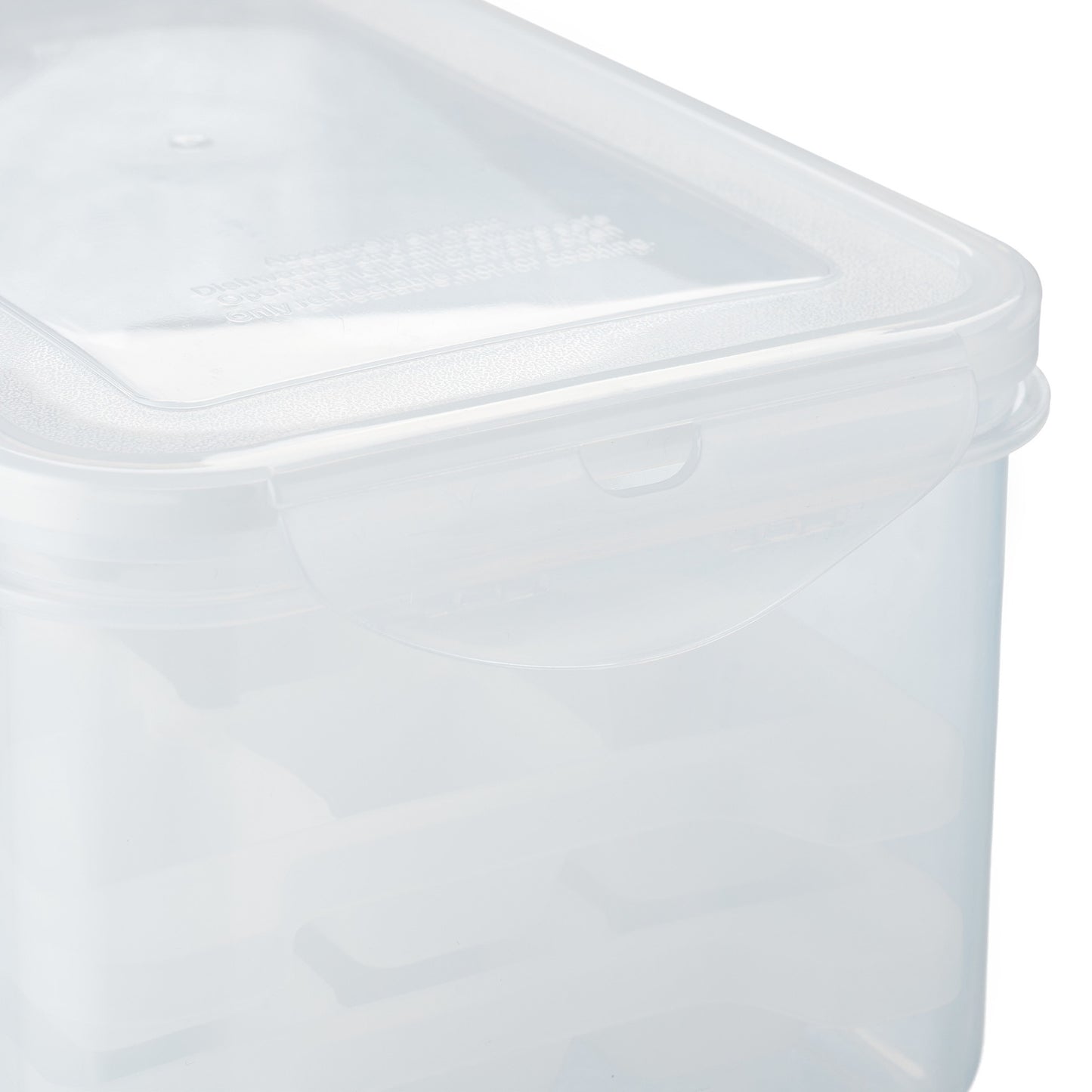 Set of ice cube molds with box and lid